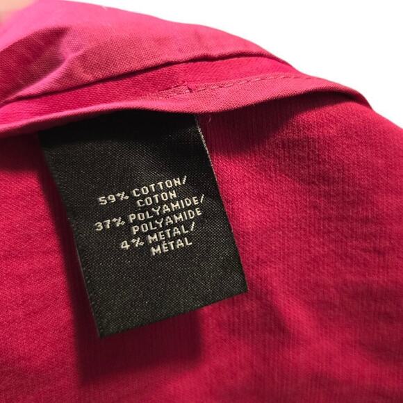 Lafayette 148 New York size 14 Hot Pink Asymmetrical Jacket Blazer xl - Picture 6 of 11